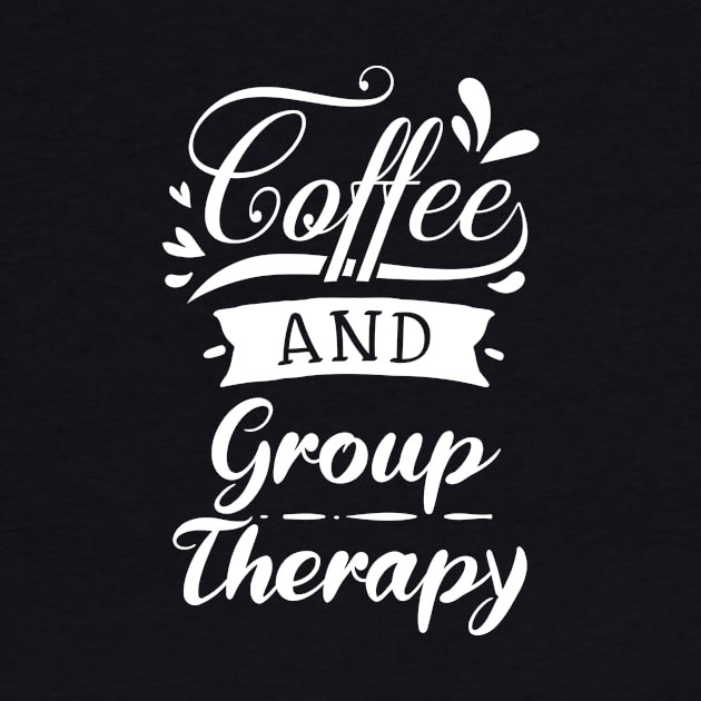 Coffee And Group Therapy by BlueTodyArt